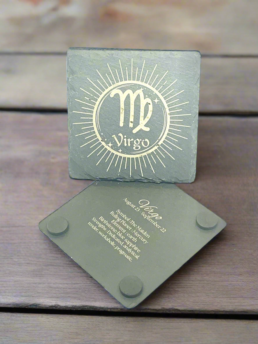 Virgo (Slate Coaster)