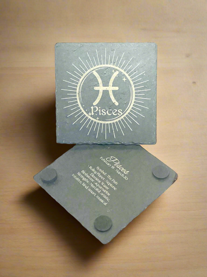 Pisces (Slate Coaster)