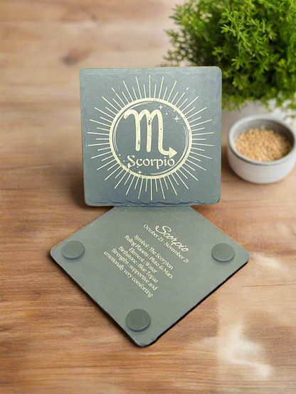 Scorpio (Slate Coaster)