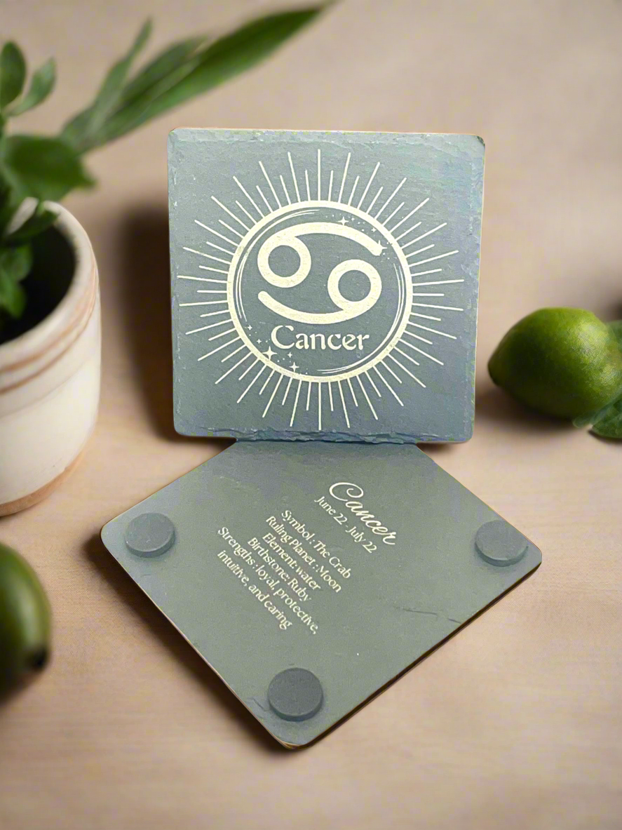 Cancer (Slate Coaster)