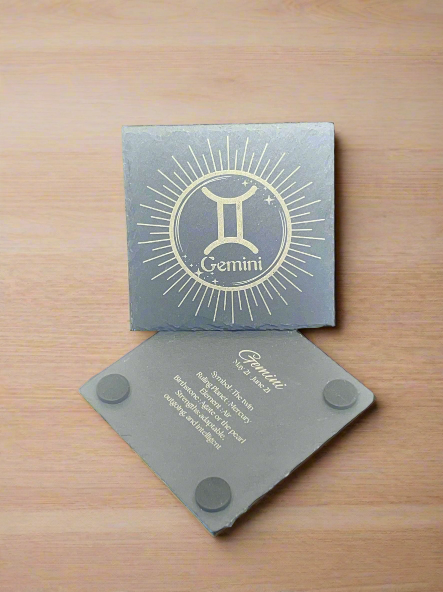 Gemini (Slate Coaster)