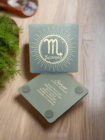 Scorpio (Slate Coaster)