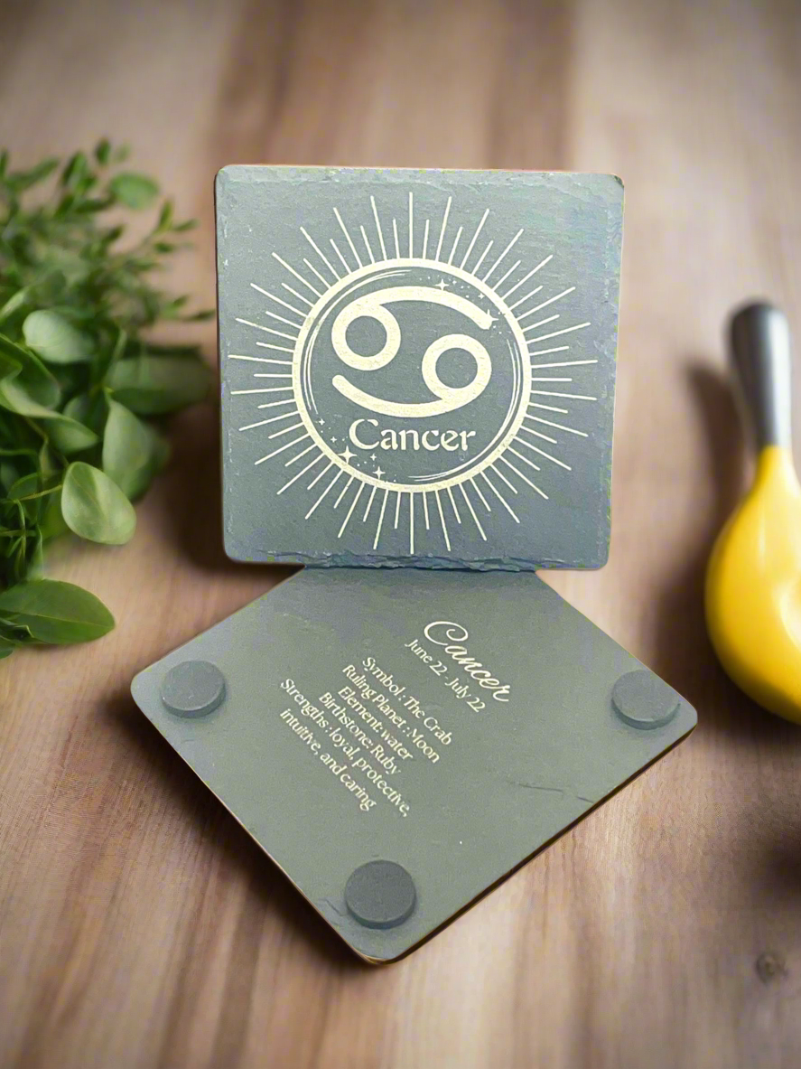 Cancer (Slate Coaster)