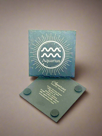 Aquarius (Slate Coaster)