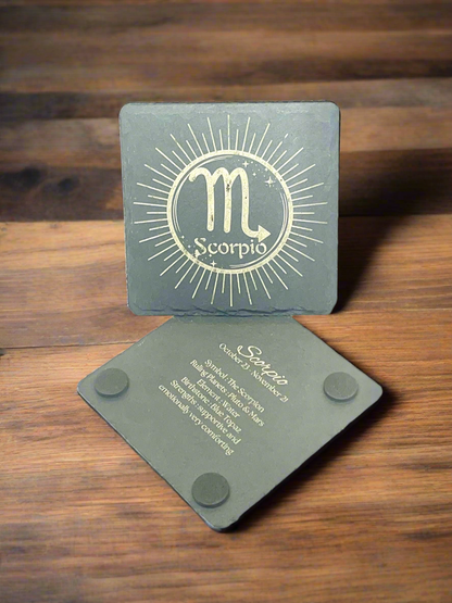 Scorpio (Slate Coaster)