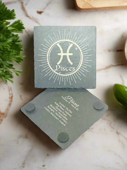 Pisces (Slate Coaster)