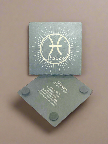 Pisces (Slate Coaster)