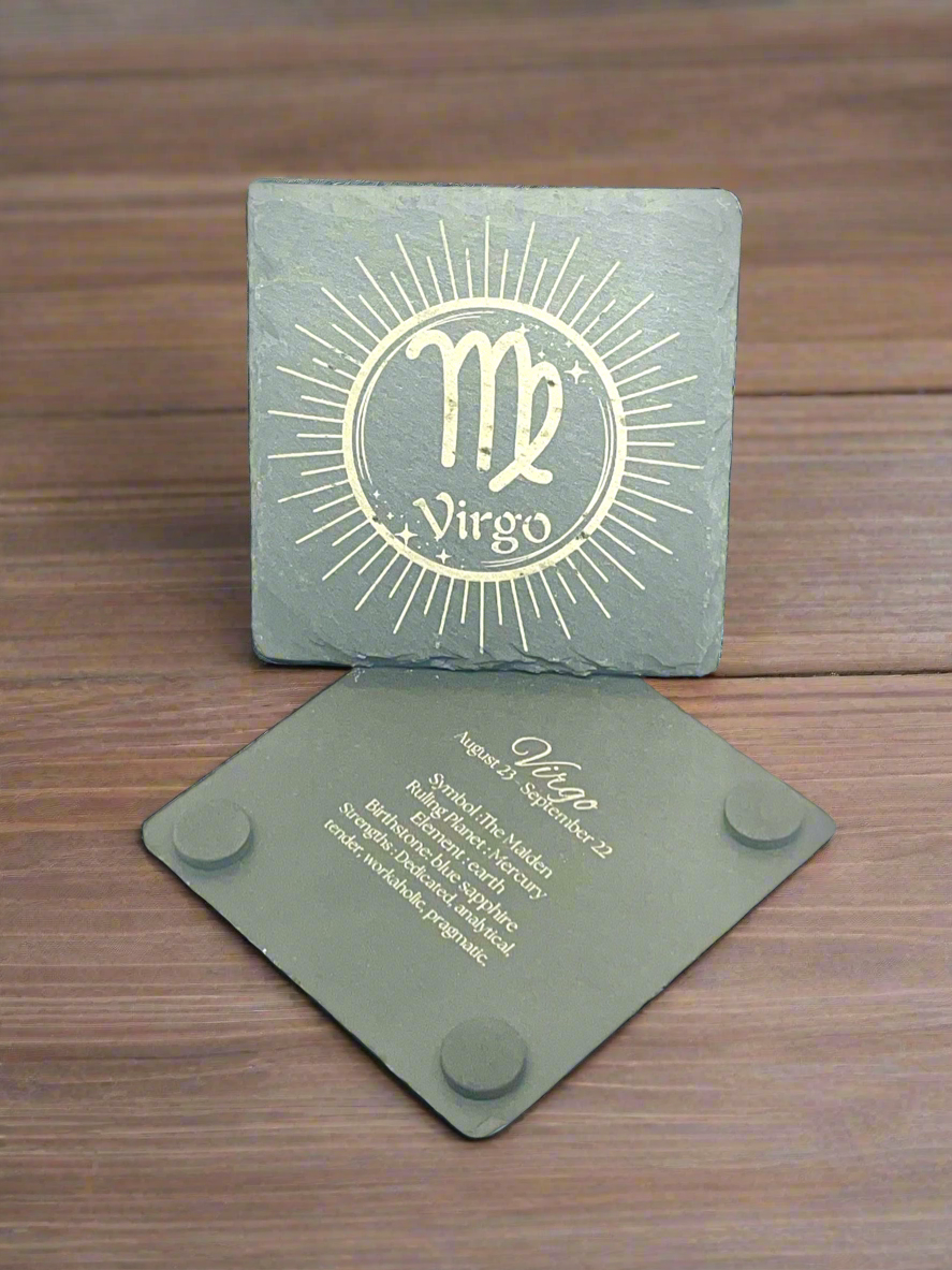 Virgo (Slate Coaster)