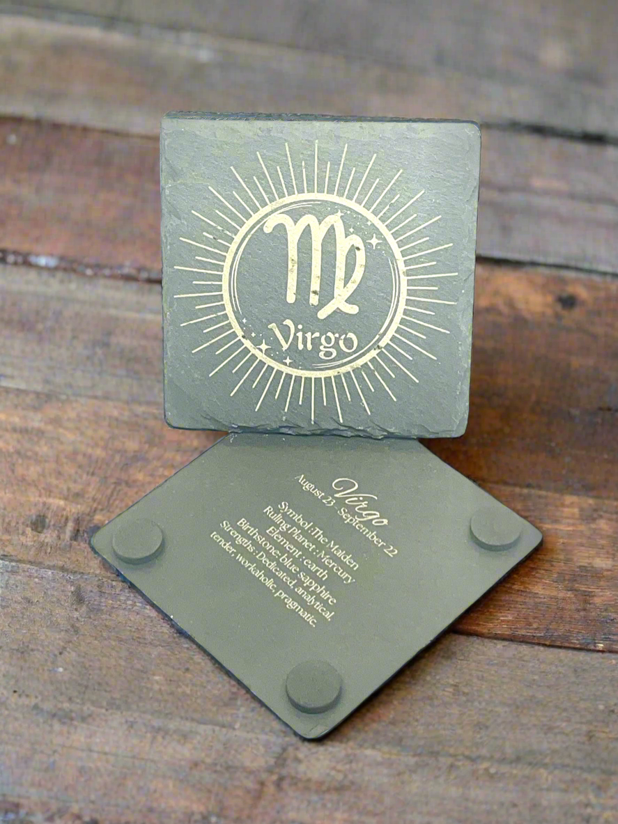 Virgo (Slate Coaster)