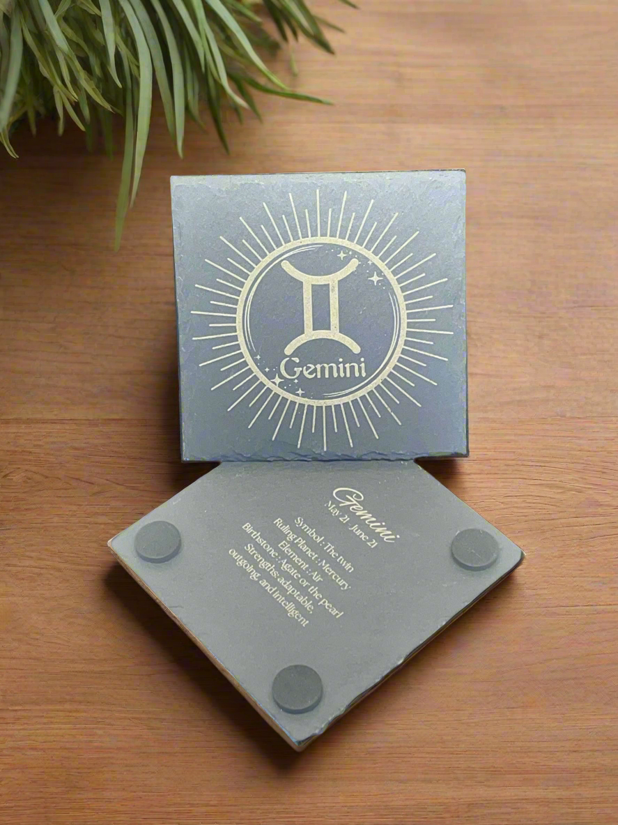 Gemini (Slate Coaster)