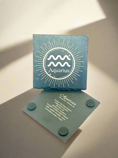 Aquarius (Slate Coaster)