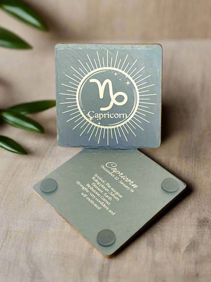 Capricorn (Slate Coaster)
