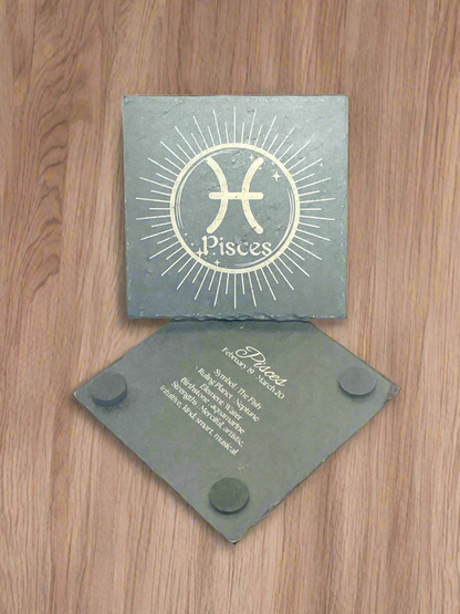 Pisces (Slate Coaster)