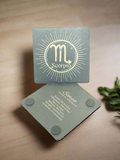 Scorpio (Slate Coaster)