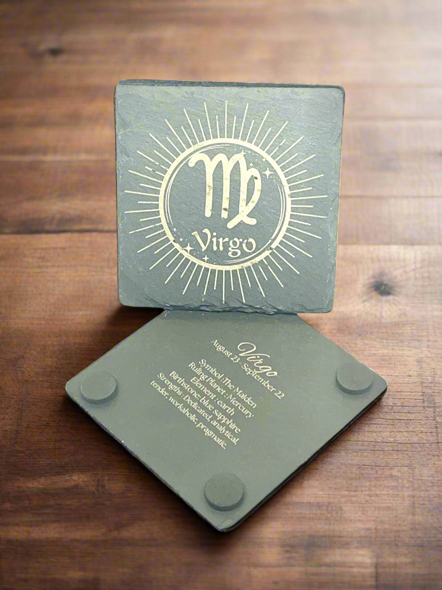 Virgo (Slate Coaster)