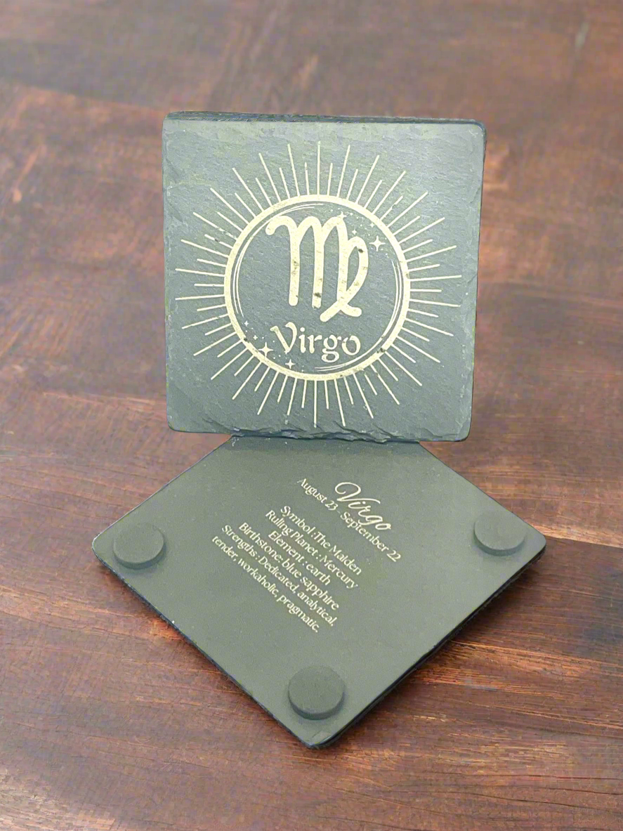 Virgo (Slate Coaster)