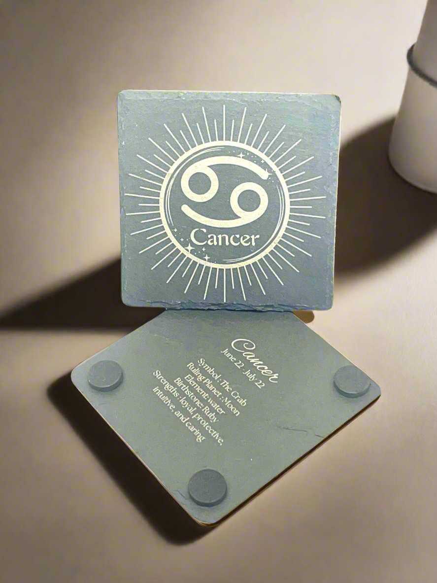 Cancer (Slate Coaster)