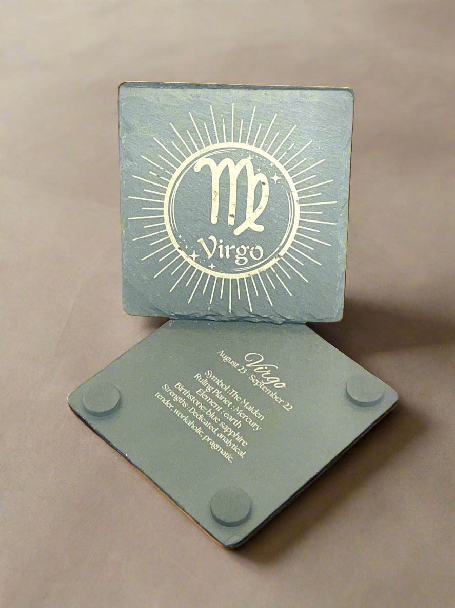 Virgo (Slate Coaster)