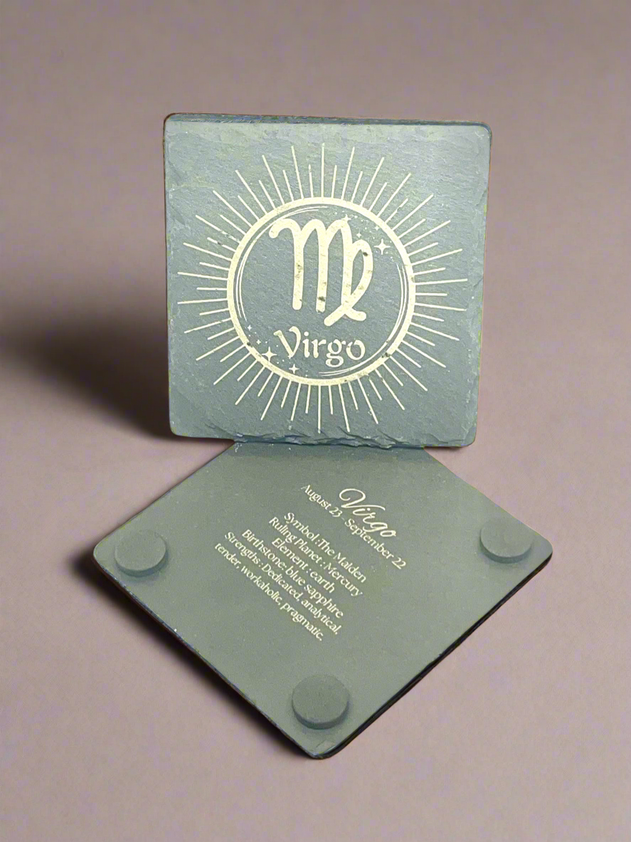 Virgo (Slate Coaster)